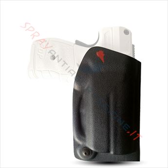 Immagine di Fondina destra nera VEGA porta pistola spray al peperoncino UMAREX Pepper Gun P2P PGS 1