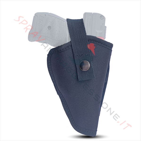 Immagine di Fondina nera da cintura UMAREX porta pistola spray al peperoncino UMAREX Pepper Gun P2P PGS 1