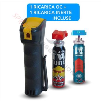 Immagine di Spray al peperoncino TW 1000 Man Professional con ricariche OC e Test incluse